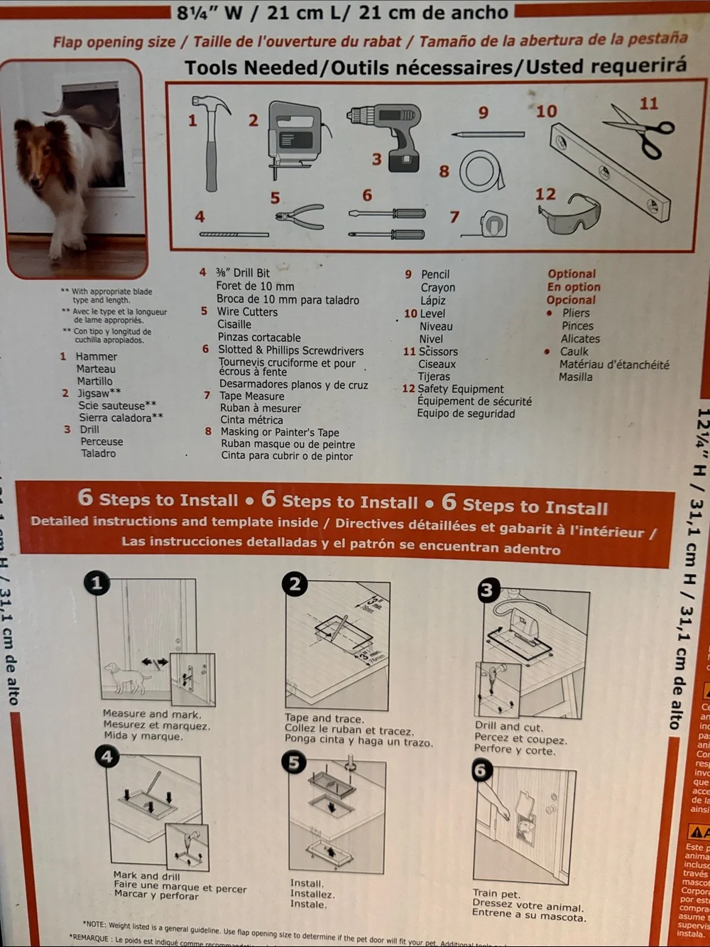 NEW* Aluminum Pet Door